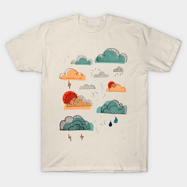 Weather Patterns T-Shirt by bruxamagica